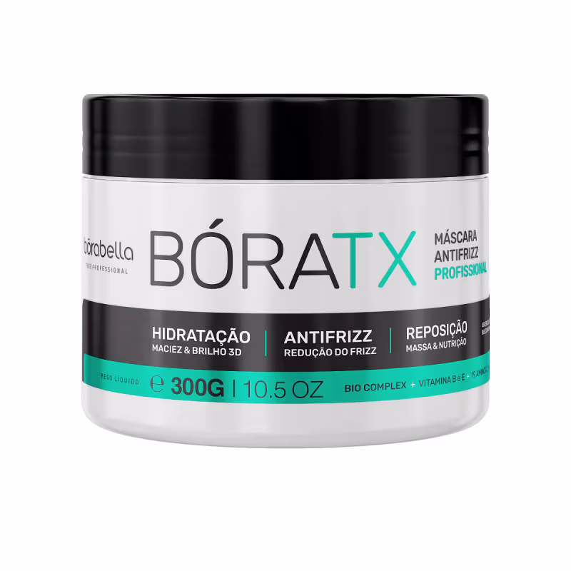 Máscara Antifrizz Borabella Bóratx BTX Orgânico 300g