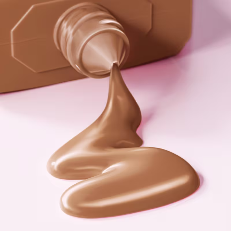 Base líquida Acabamento fosco Cor:Chocolate1