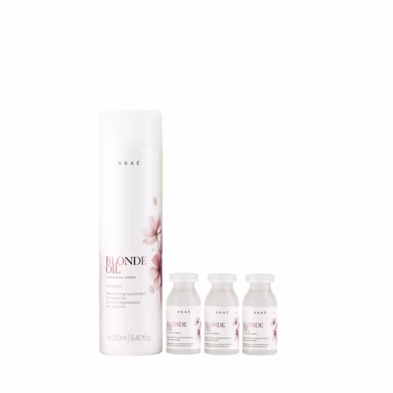 Kit Braé Blonde Oil by Ana Paula Siebert Quarteto Power, 4 produtos.