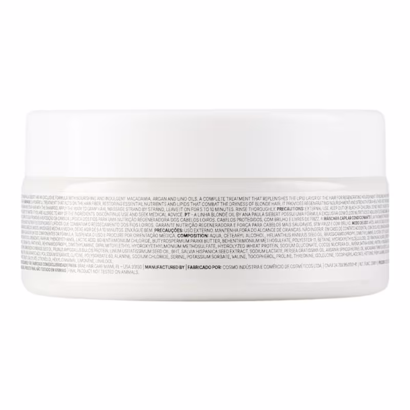 Kit Braé Blonde Oil By Ana Paula Siebert - Shampoo 250ml + Máscara 200g + Óleo 60ml