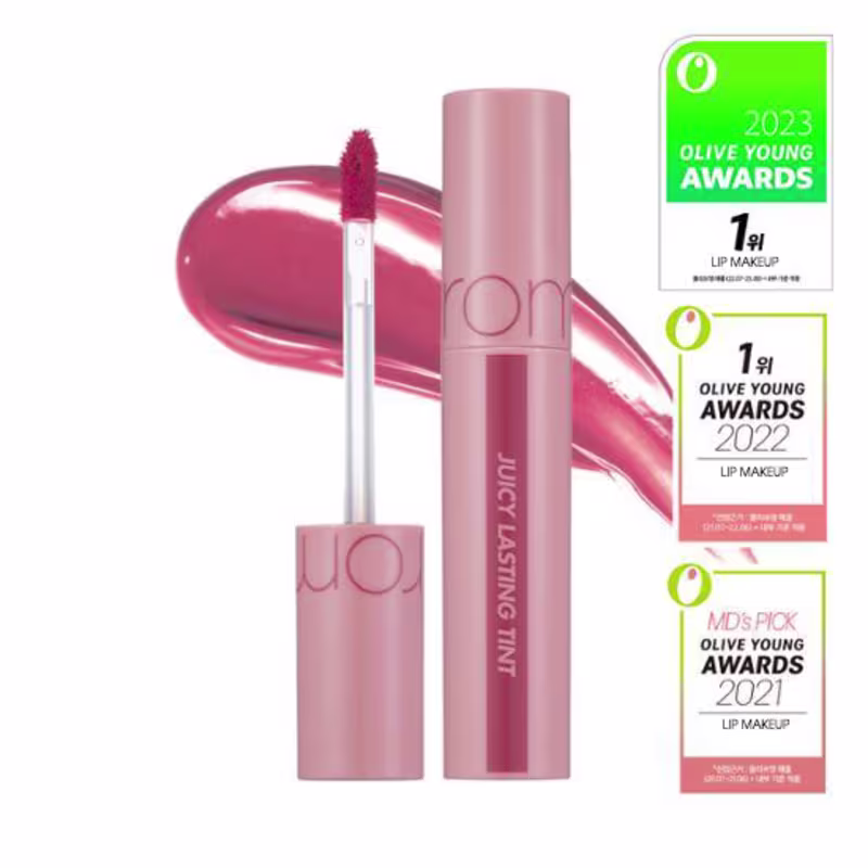 Juicy lasting tint com selos de premiações