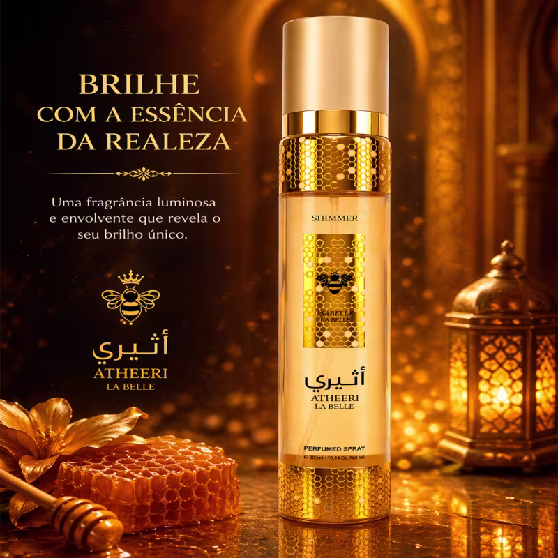 Body Splash Atheeri La Belle Shimmer 300ml - Isabelle La Belle