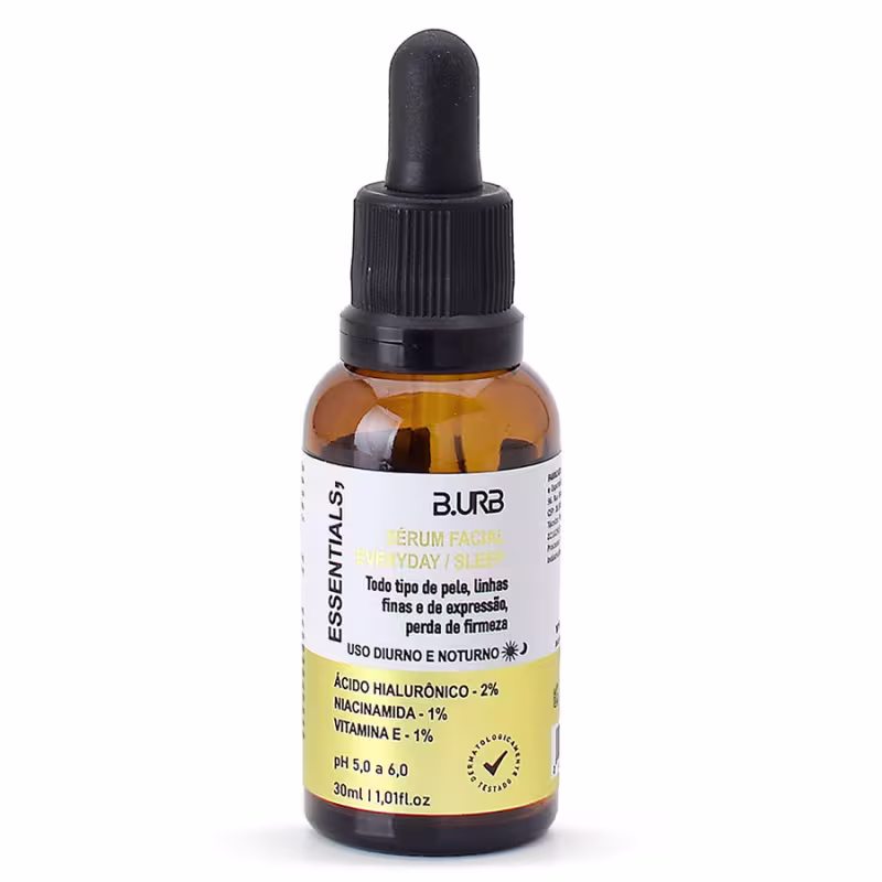 Sérum Facial Everyday / Sleep Essentials Masculino Linhas de Expressão 30mL B.URB