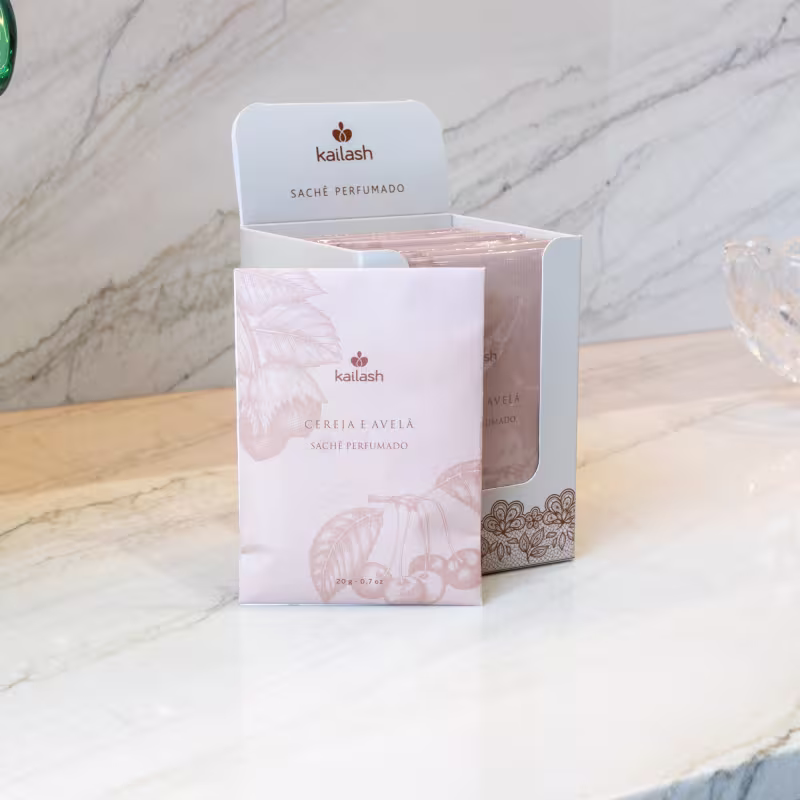 Kailash Cereja e Avelã - Sachê Perfumado 20g