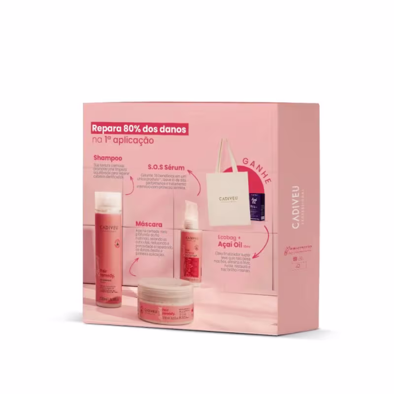 Kit Especial Cadiveu Hair Remedy + Fluido de Quartzo Mist