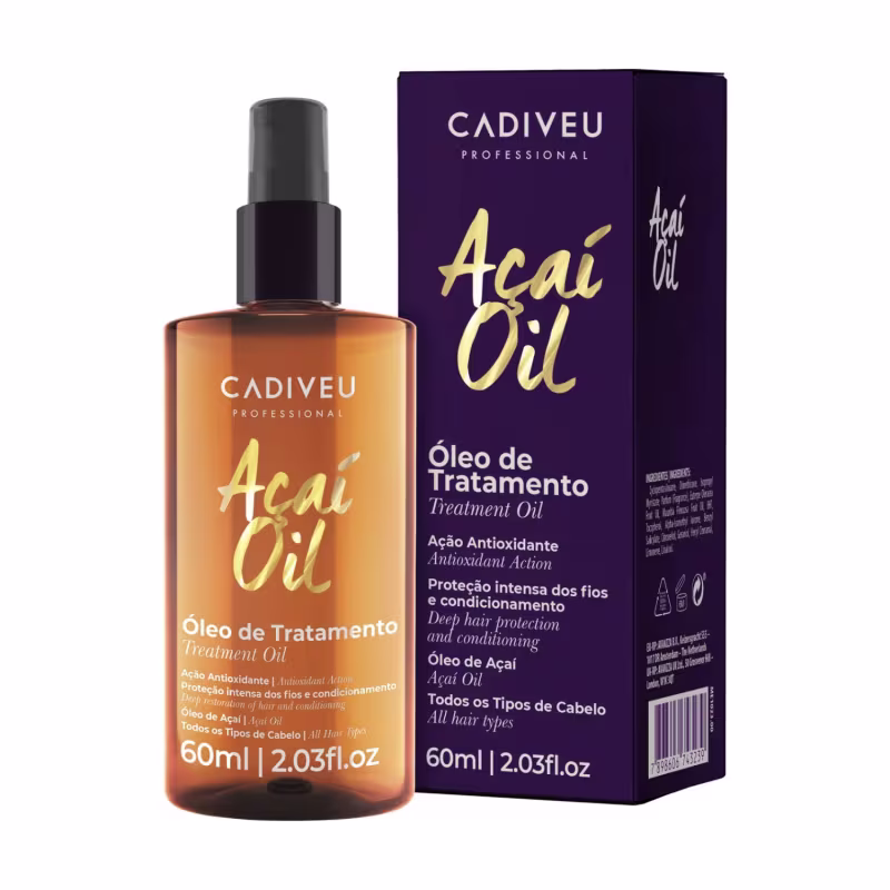 Cadiveu Profissional -  Açaí Oil Óleo de Tratamento 60ml com Válvula