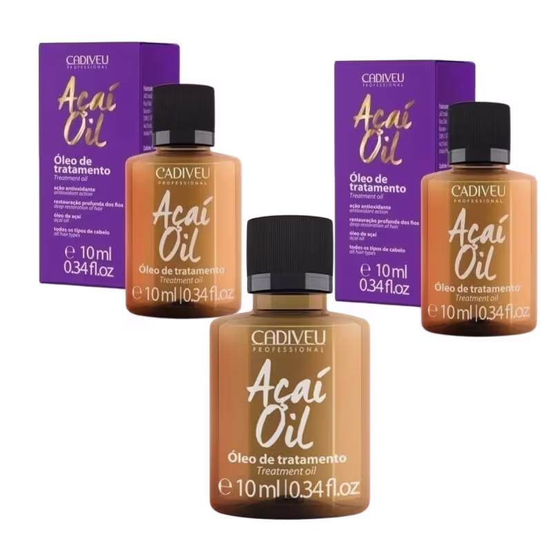 Cadiveu Professional Açaí Oil Óleo Capilar Kit 3x10ml