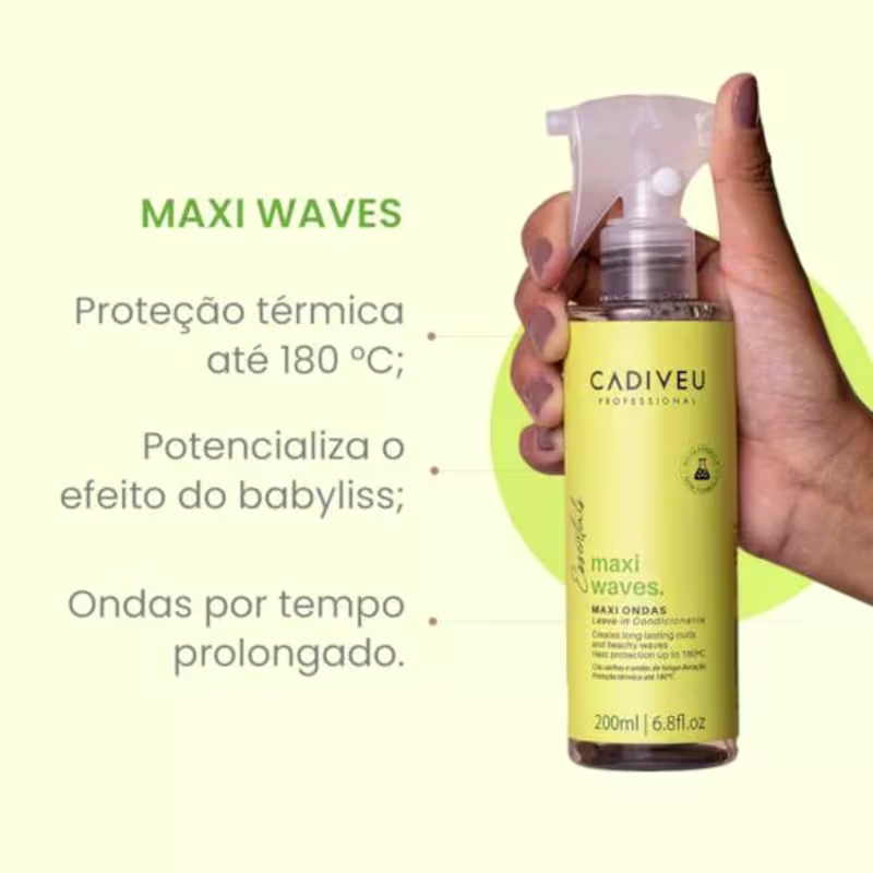 Kit Cadiveu Duo Maxi Waves Fluído Modelador