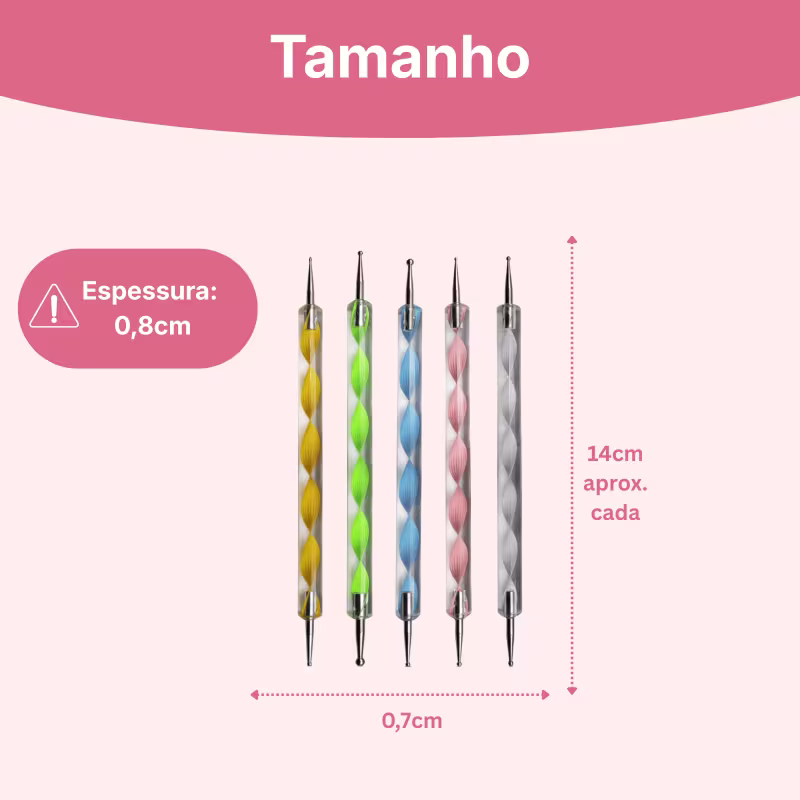 Boleadores Para Nail Art Detalhes E Decoração NYBC Beauty