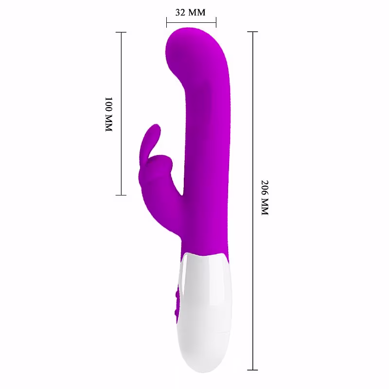 Vibrador Pretty Love Centaur Silicone, 1 produto.