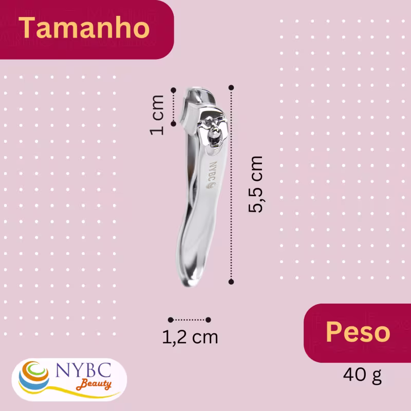 Kit NYBC Beauty Cortador de Unhas Lateral Quarteto, 4 unidades.