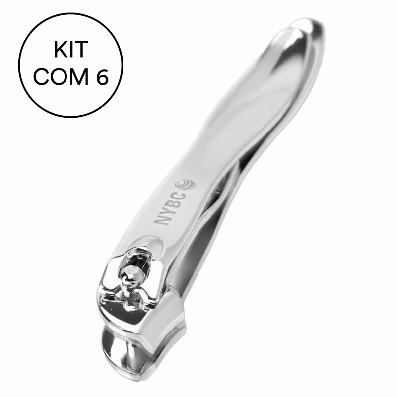 Kit NYBC Beauty Cortador de Unhas Lateral Sexteto, 6 unidades.
