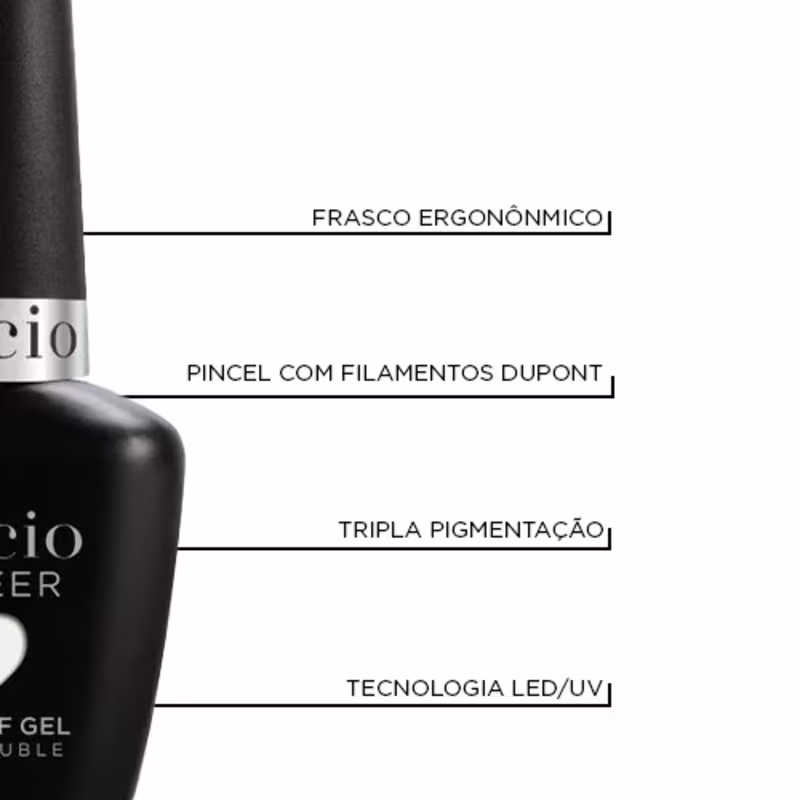 ESMALTE GEL CUCCIO COR DARK PEACH LED UV HEMA FREE 13ml