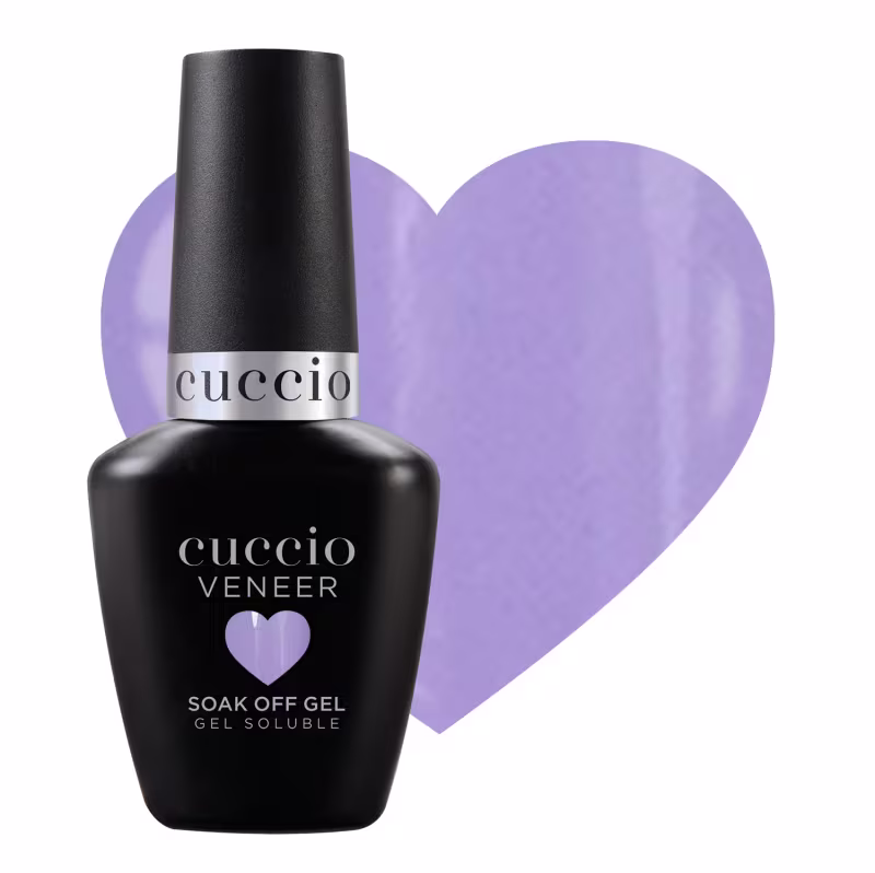 Esmalte em Gel Cuccio Brasil Veneer Hema Free Lilac 13ml.
