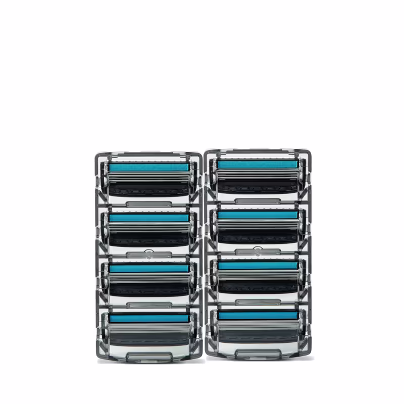 Kit de lâminas de barbear The Razor 4, da marca Dr. Jones.