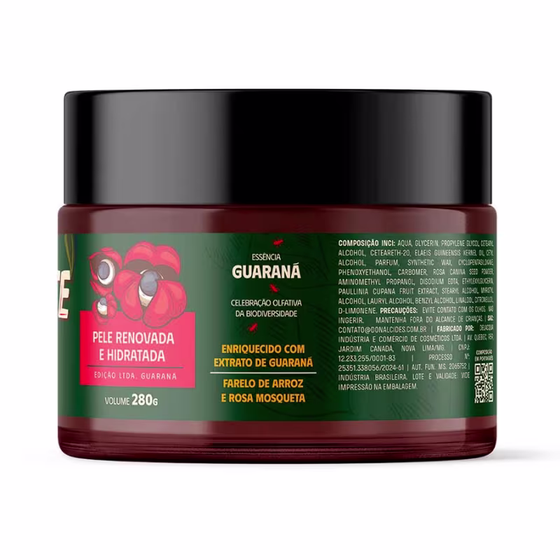 Scrub Esfoliante Corporal Guaraná Antárctica Antioxidante 280g Don Alcides