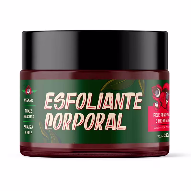 Scrub Esfoliante Corporal Guaraná Antárctica Antioxidante 280g Don Alcides