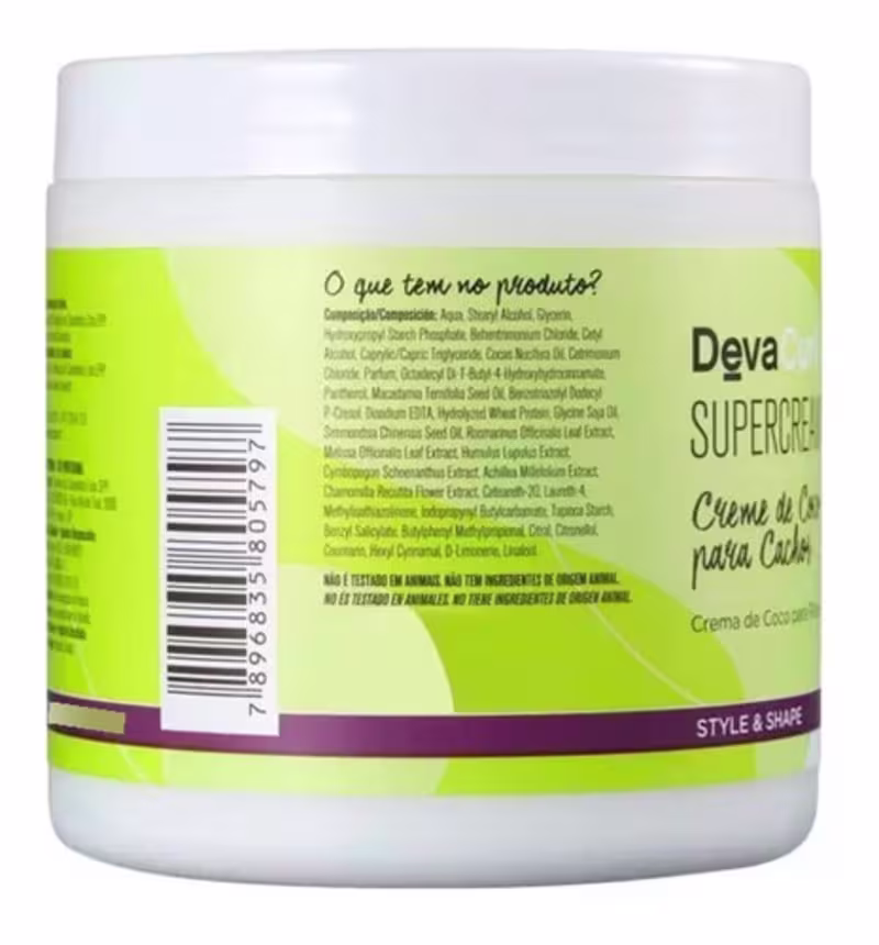 Deva Curl Supercream Para Cachos 500g
