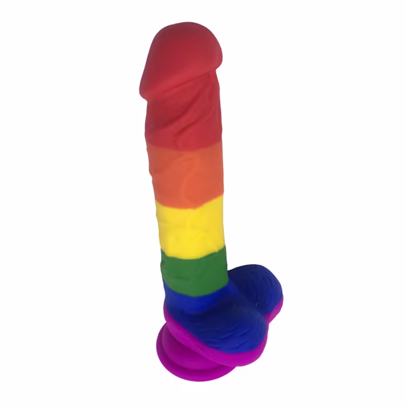 Dildo Sexy Import Gode NV Toys Arco-Íris, 330g.