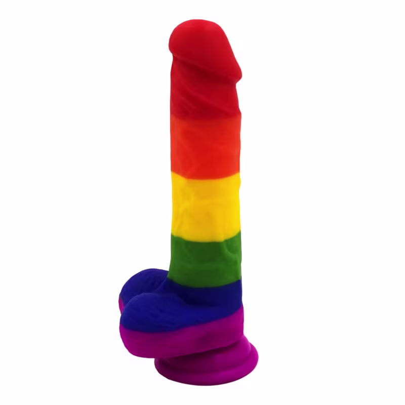 Dildo Sexy Import Gode NV Toys Arco-Íris, 330g.