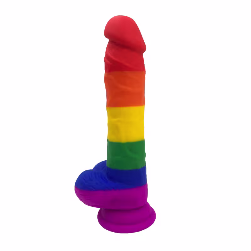 Dildo Sexy Import Gode NV Toys Arco-Íris, 330g.