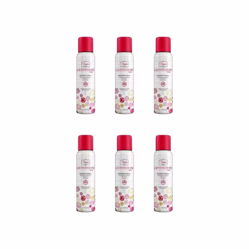Kit c/6 Unidades de Desodorante Giovanna Baby Aero Lovely 150ml cada