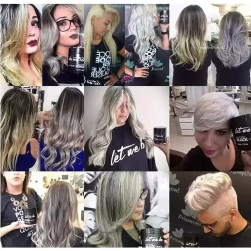 Máscara Blond Black Acinzentado Let Me Be  500Gr