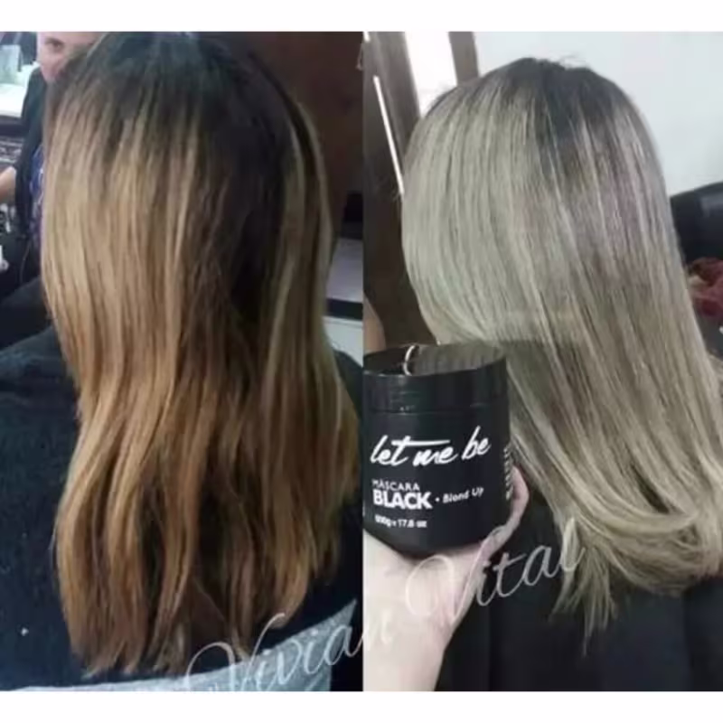 Máscara Blond Black Acinzentado Let Me Be  500Gr