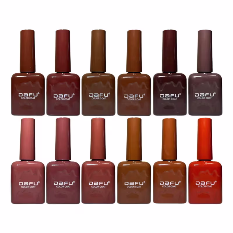 Esmalte Em Gel Dafu Tons De Marrom 04