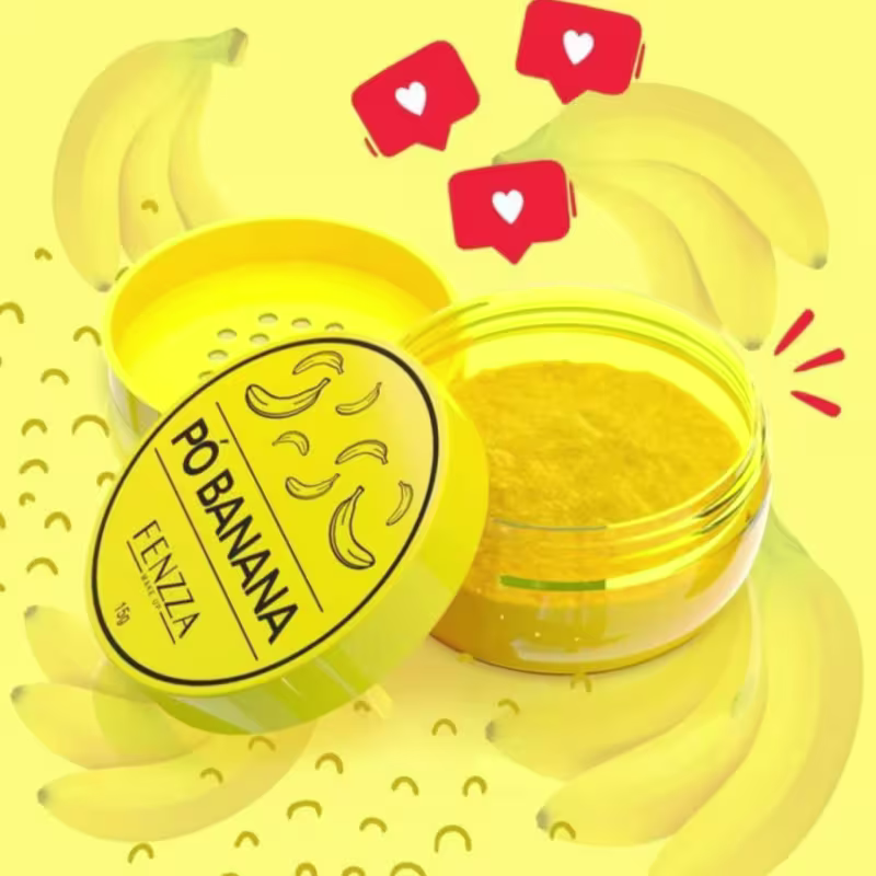 Pó Banana Solto Facial Fenzza