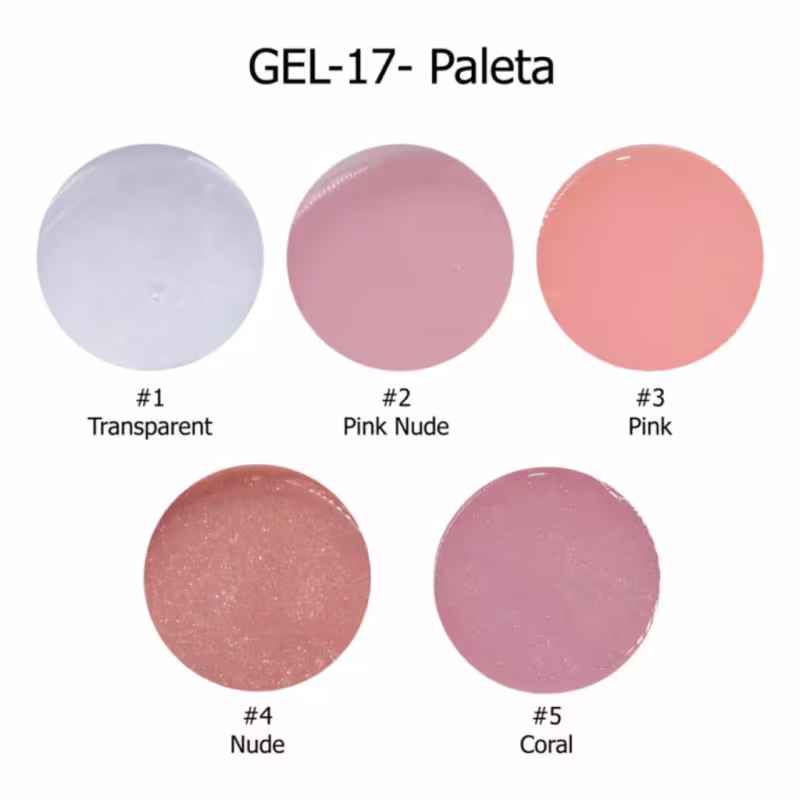 Gel De Alongamento Unha Com Glitter 05 Nude Real Love 15G