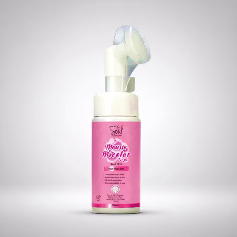 Mousse Micelar Oleosidade Espuma De Limpeza Facial 150Ml