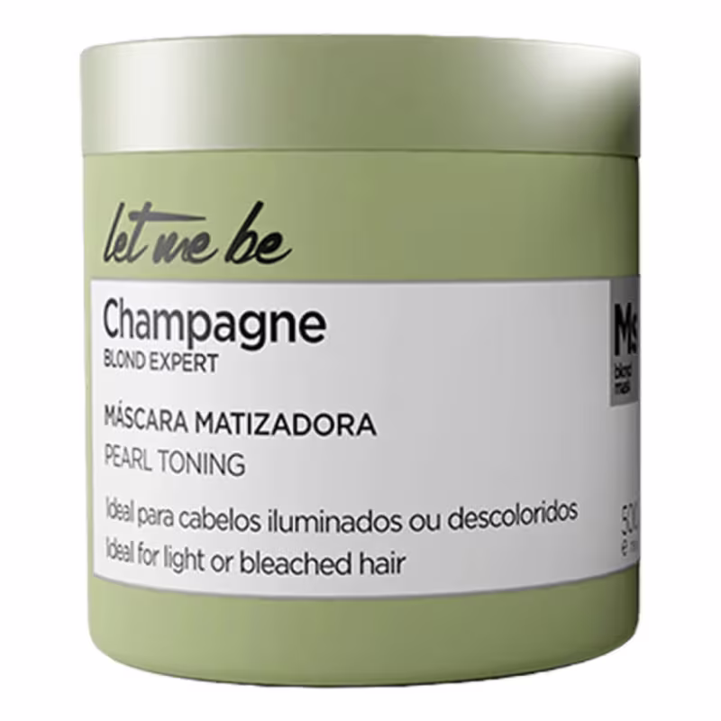 Mascara Matizadora Champanhe Efeito Pérolado Let Me Be 500G