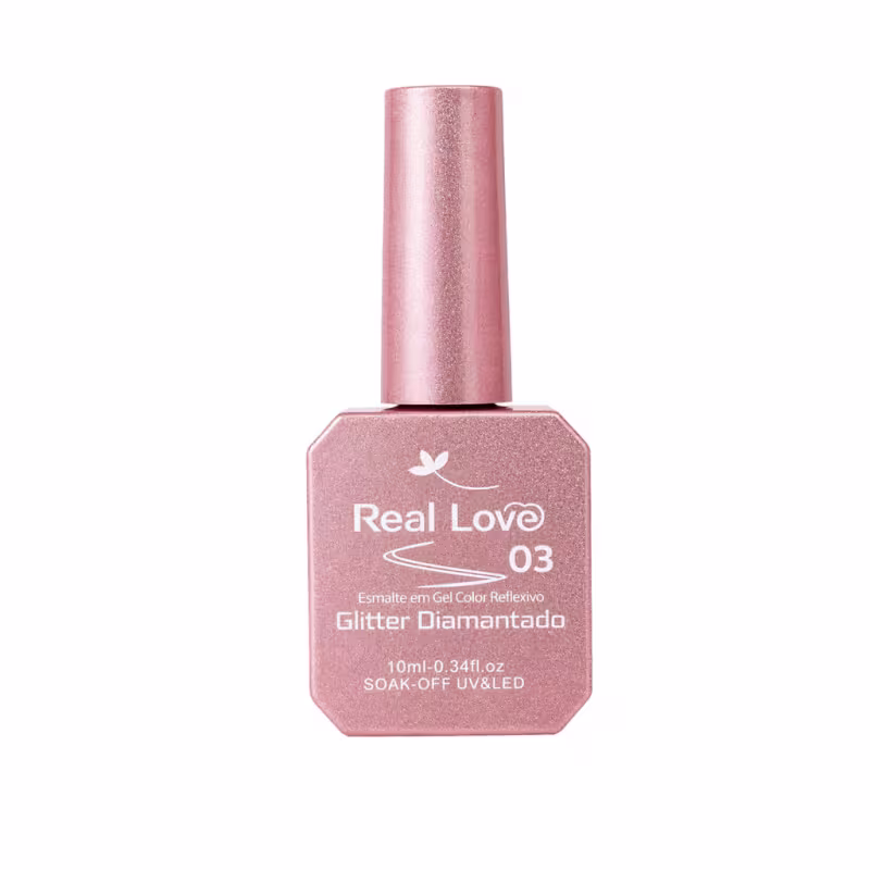 Esmalte em Gel Refletivo Real Love Coleção LT-39 Cor: 03