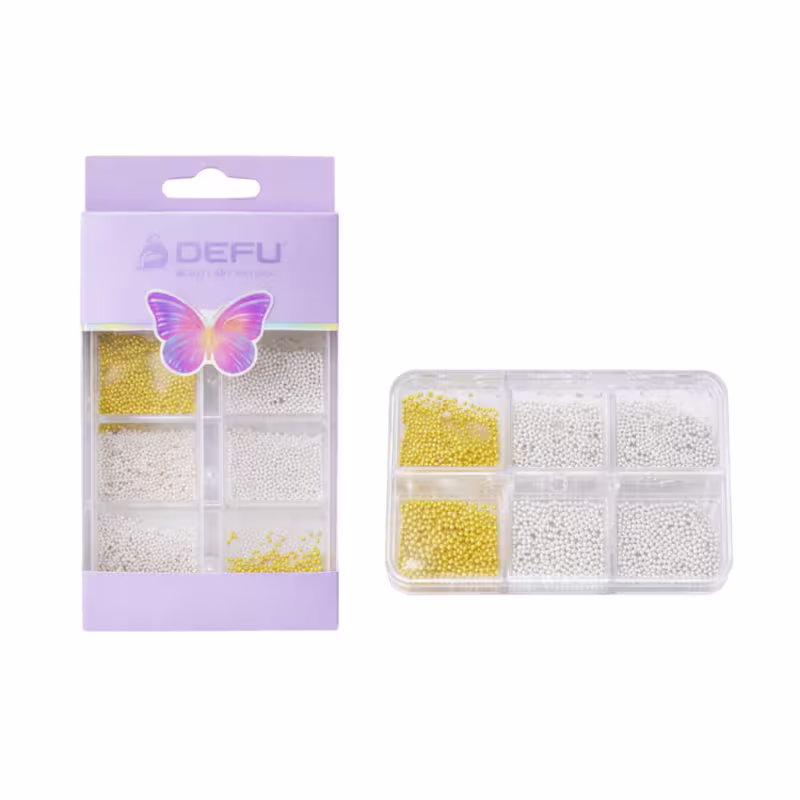 Decoração Para Unhas Caviar Luxo Nail Arte Dafu