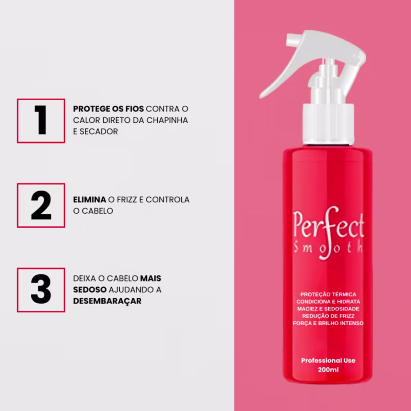 Protetor Térmico Perfect Smooth Maranata Hair 200Ml