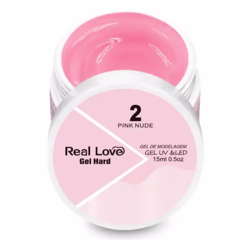 Gel Hard De Alongamento De Unhas Pink Nude 2 Real Love