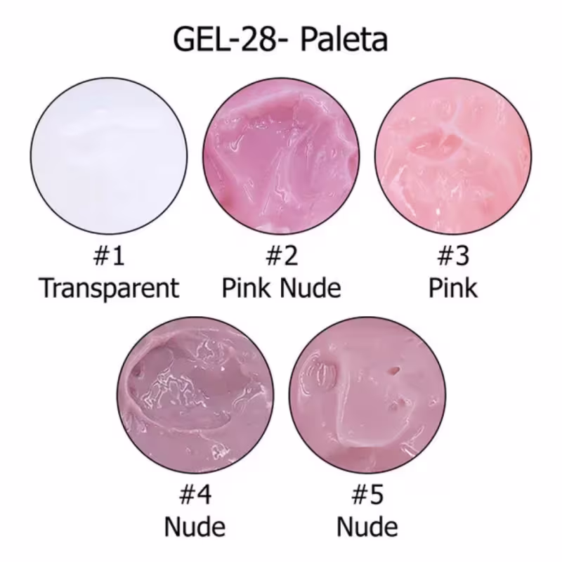 Gel Hard De Alongamento De Unhas Pink Nude 2 Real Love
