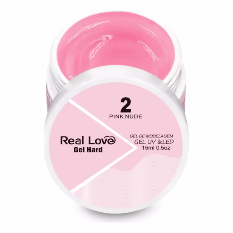 Gel Hard De Alongamento De Unhas Pink Nude 2 Real Love