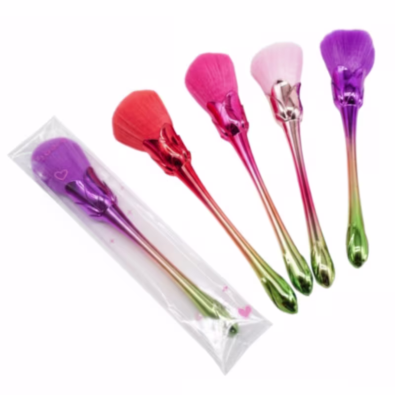 Pincel Espanador De Unha Rosa Dafu