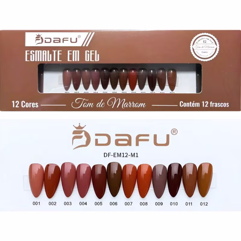 Esmalte Em Gel Dafu Tons De Marrom Cor:09