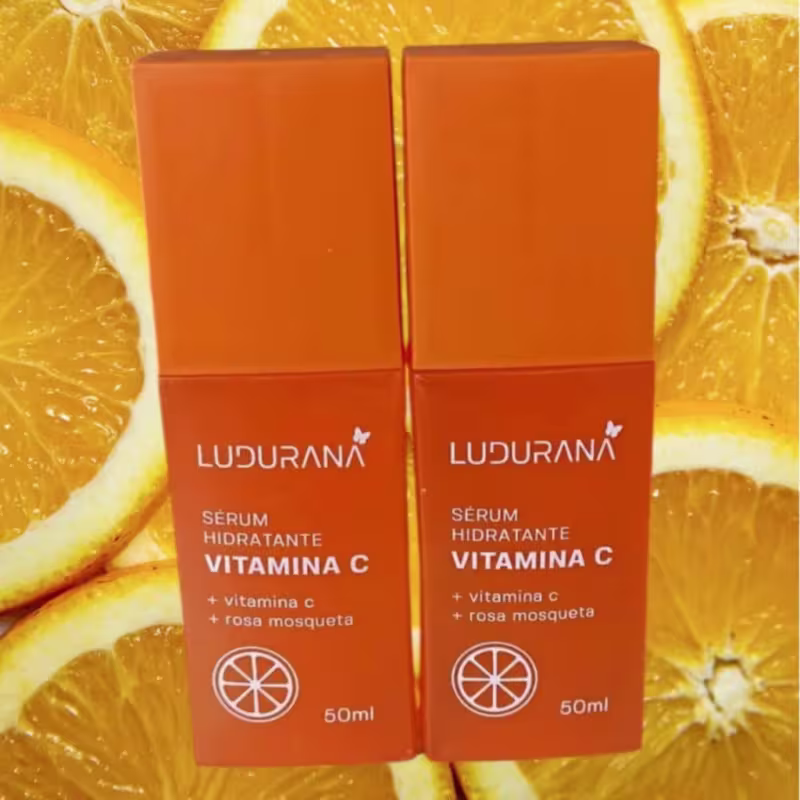 Serúm Facial Hidrantante Vitamina C Ludurana Refrescante To