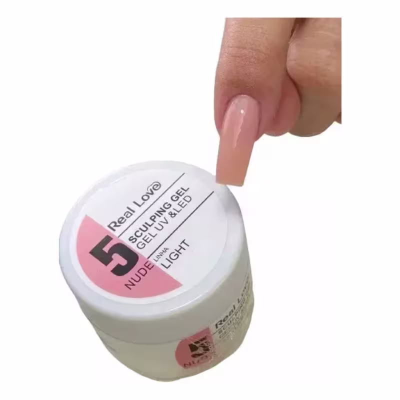 Gel Real Love 05 Nude Para Unhas 30Ml