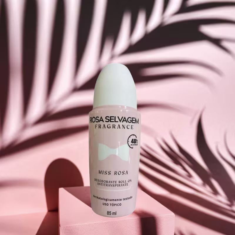 Desodorante Antitranspirante Roll-on Miss 85ml Rosa Selvagem