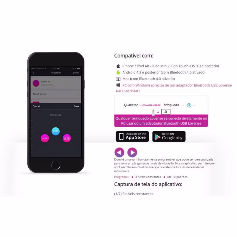 LOVENSE Domi 2 - Varinha Mágica mais potente do MUNDO controlado a distância do mundo via APP o queridinho no XVIDEOS