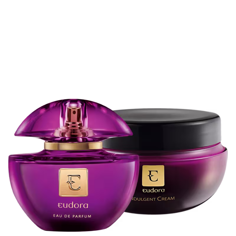 Conjunto Eudora Feminino - Eau de Parfum 75ml + Creme Acetinado Hidratante Desodorante Corporal 250g