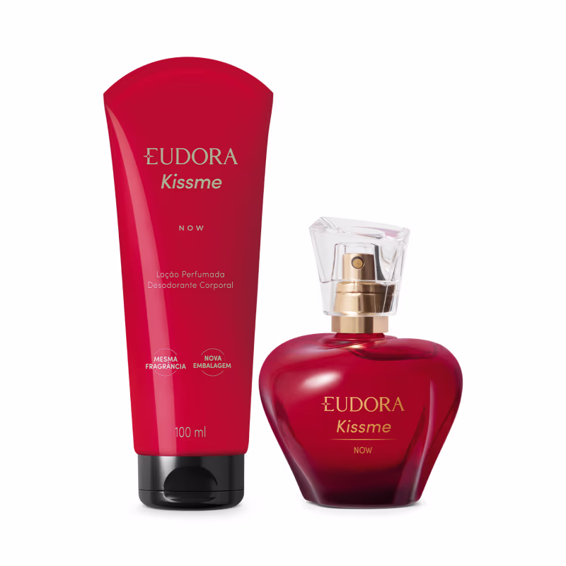 Combo Kiss Me Now: Desodorante Colônia 50ml + Loção Perfumada Corporal 100ml