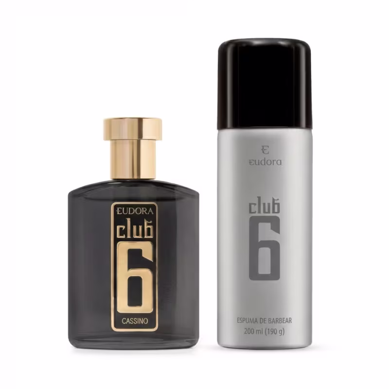 Combo Club 6: Desodorante Colônia Cassino 95ml + Espuma de Barbear 200ml