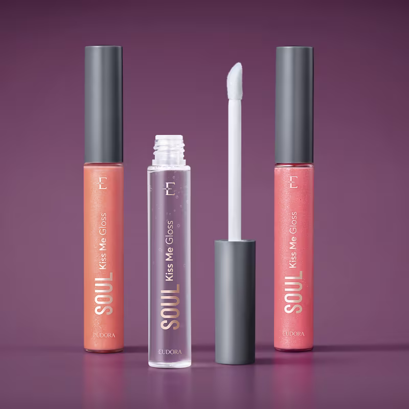 Eudora Soul Kiss Me Pêssego - Gloss Labial 5,2ml