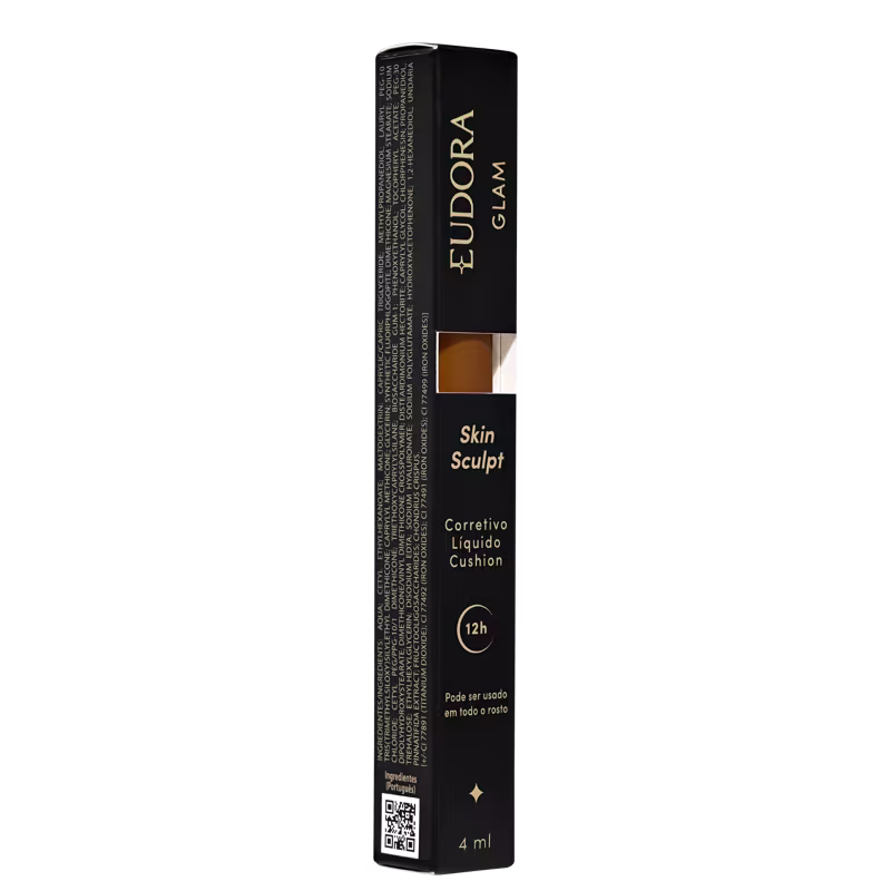 Eudora Glam Skin Sculpt Cor 85 - Corretivo Líquido Cushion 4ml